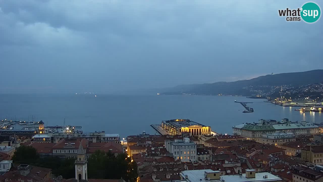 Web kamera Trst – pogled sa svetišta Monte Grisa