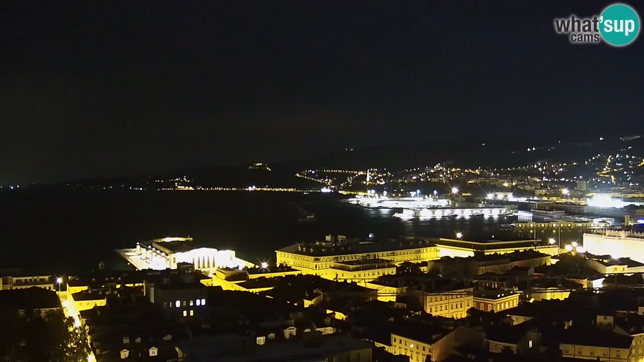 Web kamera Trst – pogled sa svetišta Monte Grisa