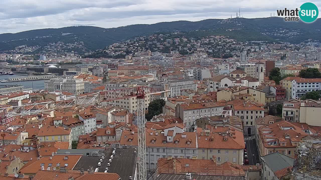 Webcam Trieste –  Vista desde el santuario Monte Grisa