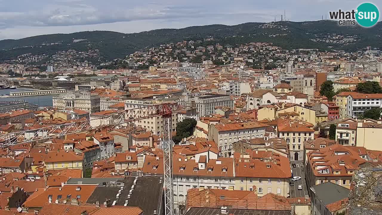 Webcam Trieste – Vue du sanctuaire Monte Grisa