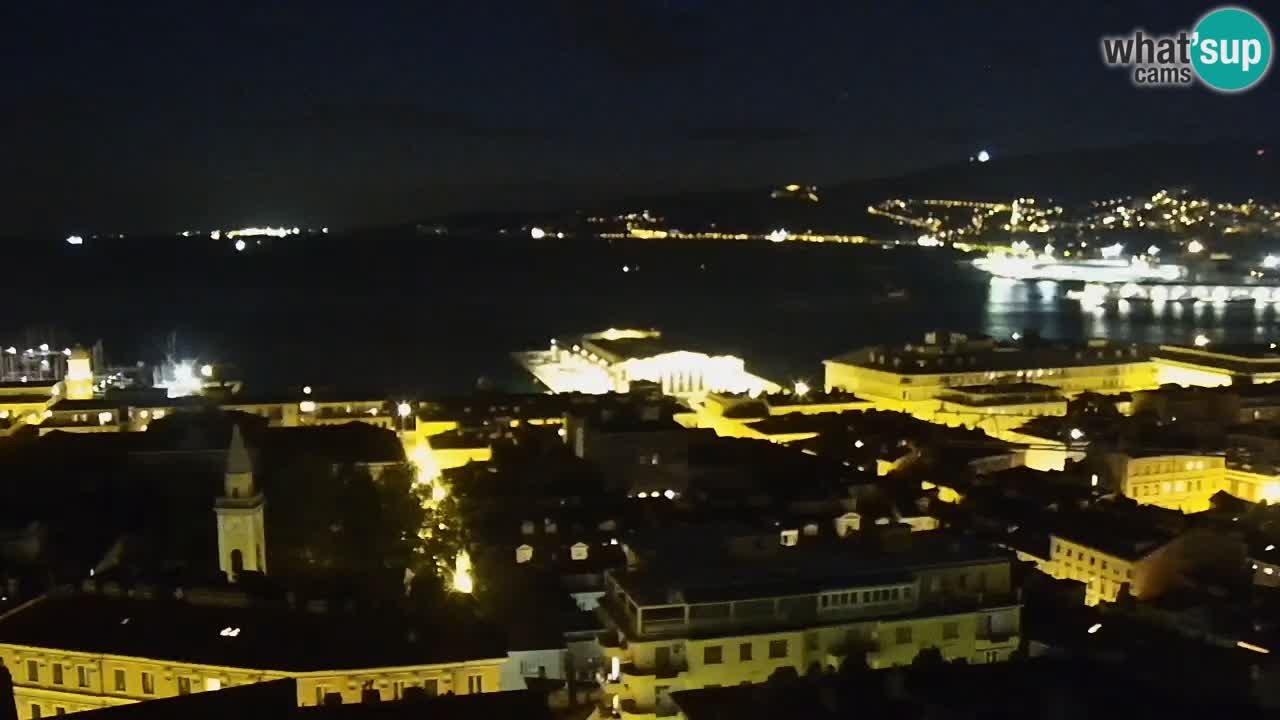 Spletna kamera Trst – pogled s svetišča Monte Grisa