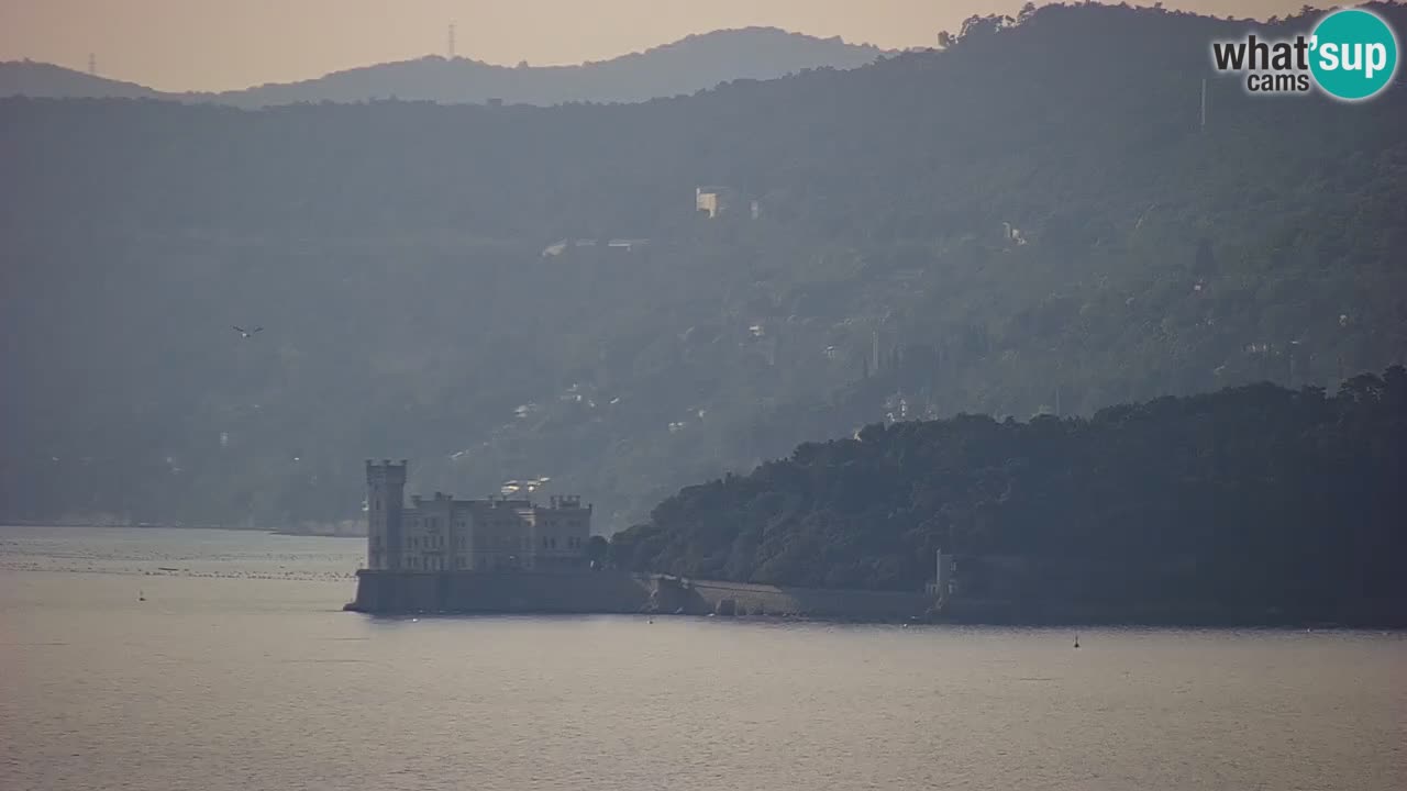 Webcam Trieste – View from sanctuary Monte Grisa