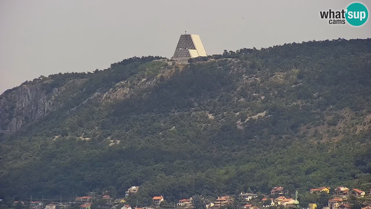 Live webcam Trieste – Panorama of the city, the Gulf, the maritime station and the Miramare castle