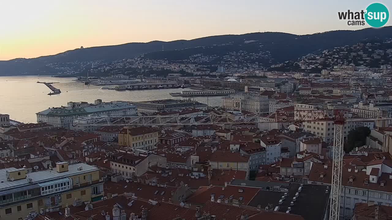 Webcam Trieste –  Vista desde el santuario Monte Grisa