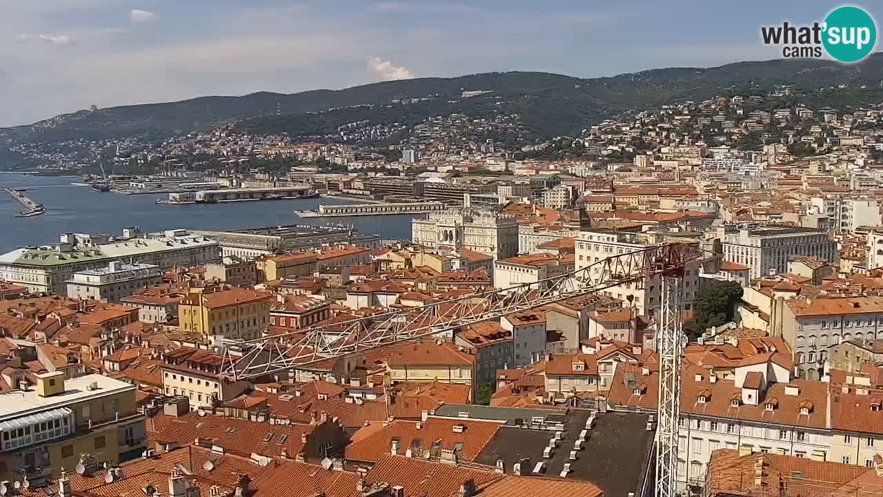 Webcam Trieste – Vue du sanctuaire Monte Grisa