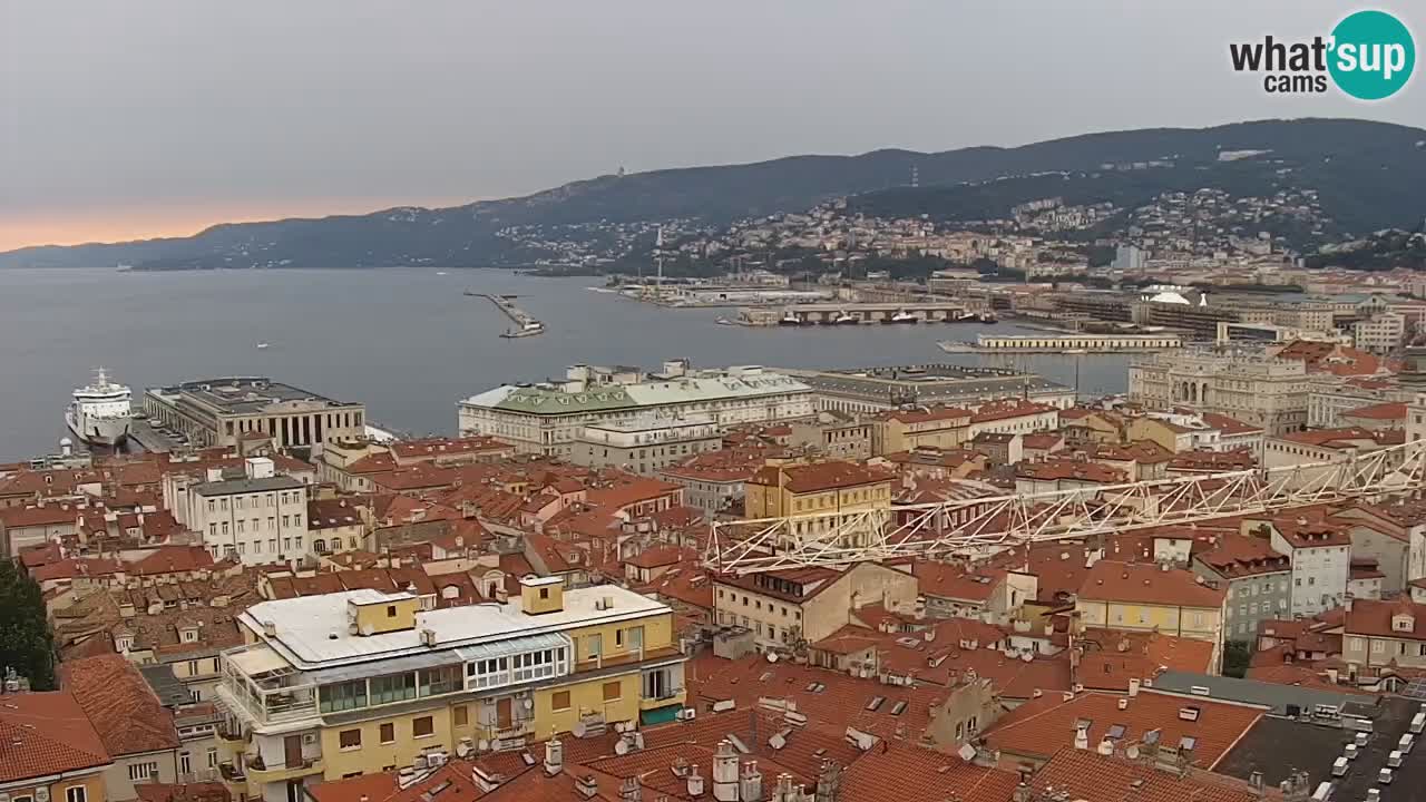 Webcam Triest – Blick vom Heiligtum Monte Grisa