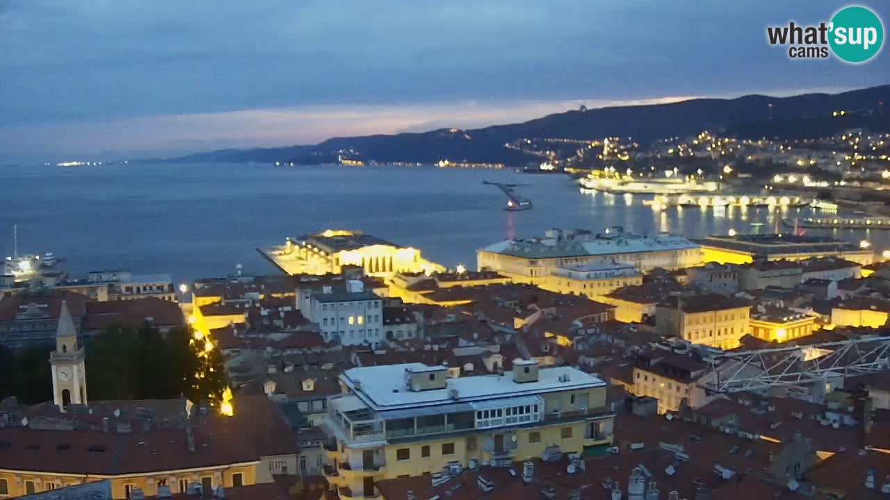 Spletna kamera Trst – pogled s svetišča Monte Grisa