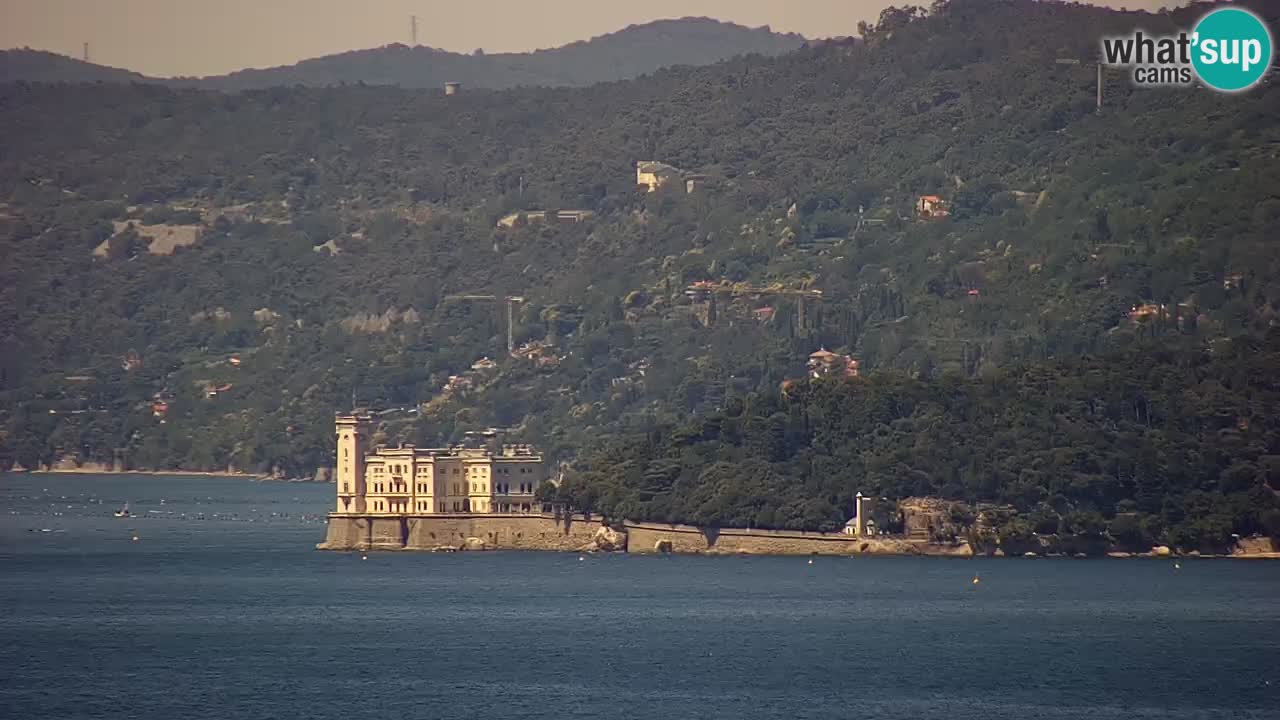 Webcam Trieste –  Vista desde el santuario Monte Grisa