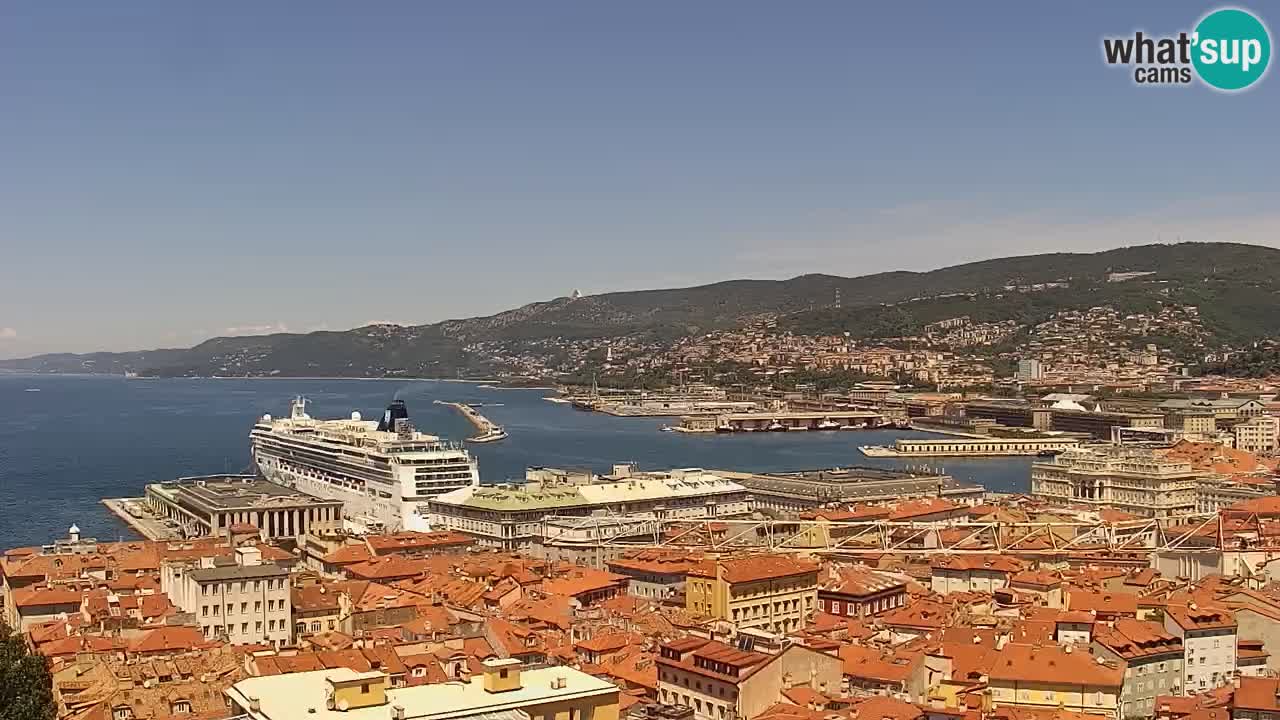 Webcam Trieste – Panorama dal Santuario Monte Grisa