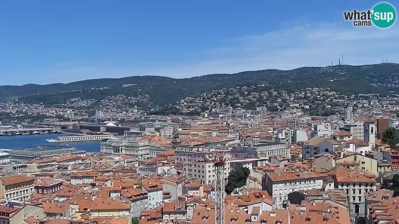 Web kamera Trst – pogled sa svetišta Monte Grisa
