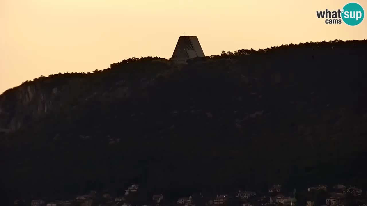 Live webcam Trieste – Panorama della città, del Golfo, stazione marittima e del castello di Miramare