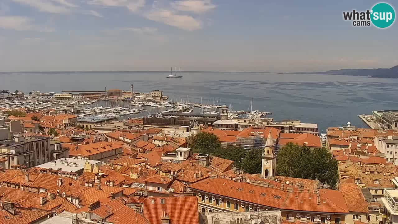 Webcam Trieste –  Vista desde el santuario Monte Grisa