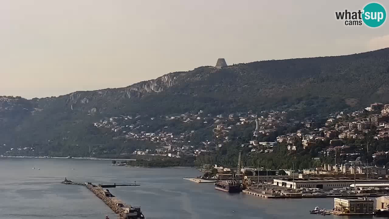 Web kamera Trst – pogled sa svetišta Monte Grisa