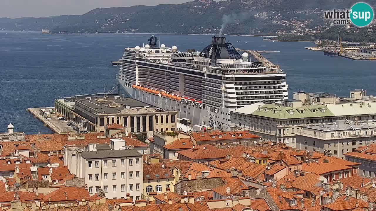 Webcam Trieste – Vue du sanctuaire Monte Grisa