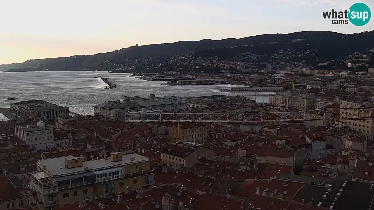 Webcam Trieste –  Vista desde el santuario Monte Grisa