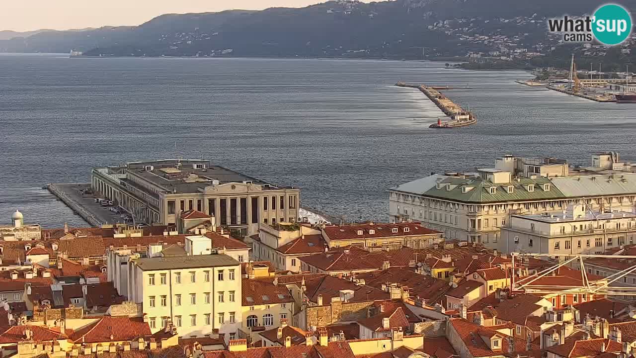 Webcam Trieste –  Vista desde el santuario Monte Grisa
