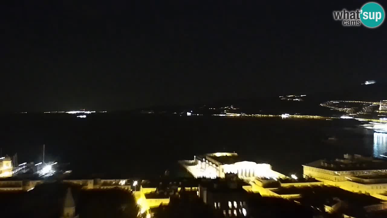 Webcam Trieste – View from sanctuary Monte Grisa