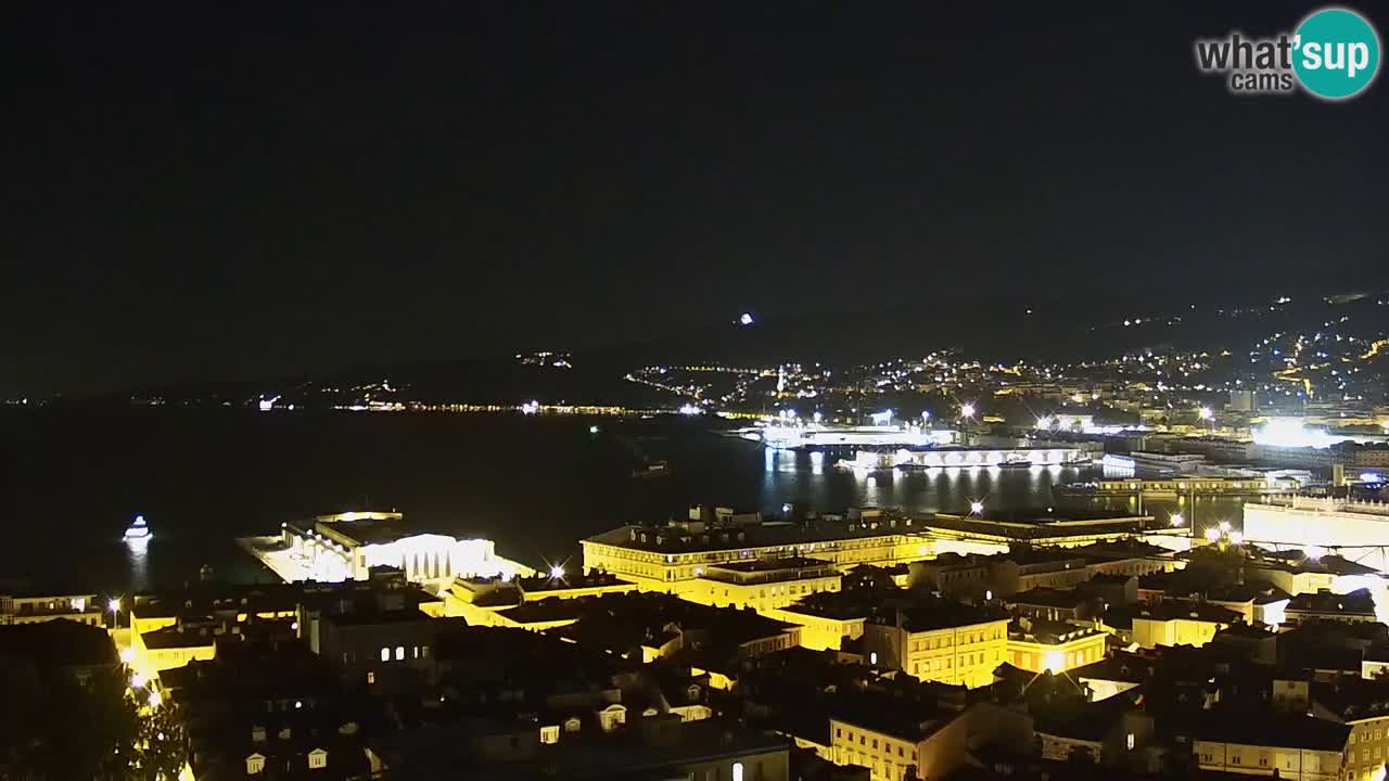 Webcam Trieste –  Vista desde el santuario Monte Grisa