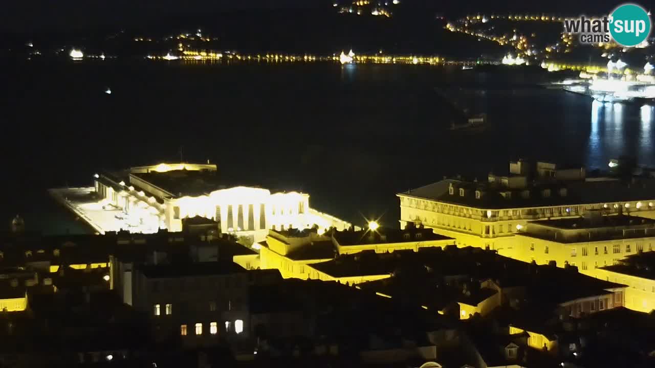 Web kamera Trst – pogled sa svetišta Monte Grisa