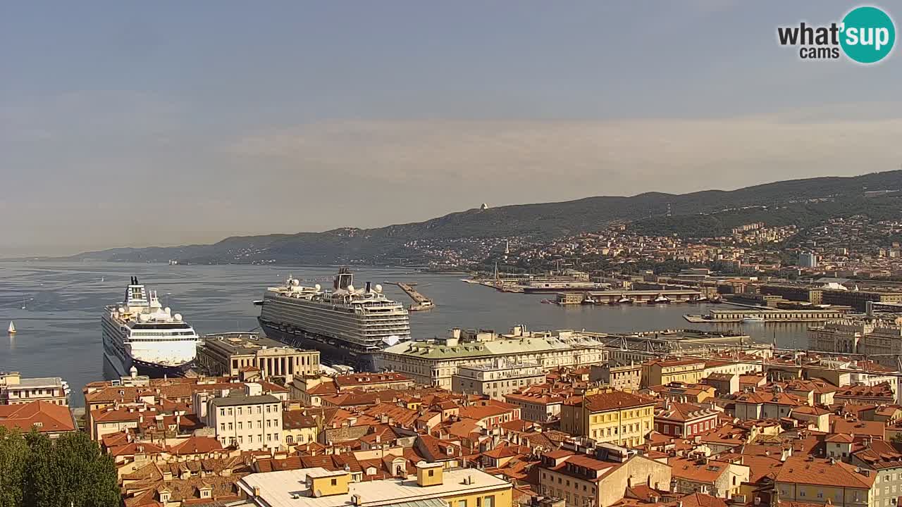 Web kamera Trst – pogled sa svetišta Monte Grisa