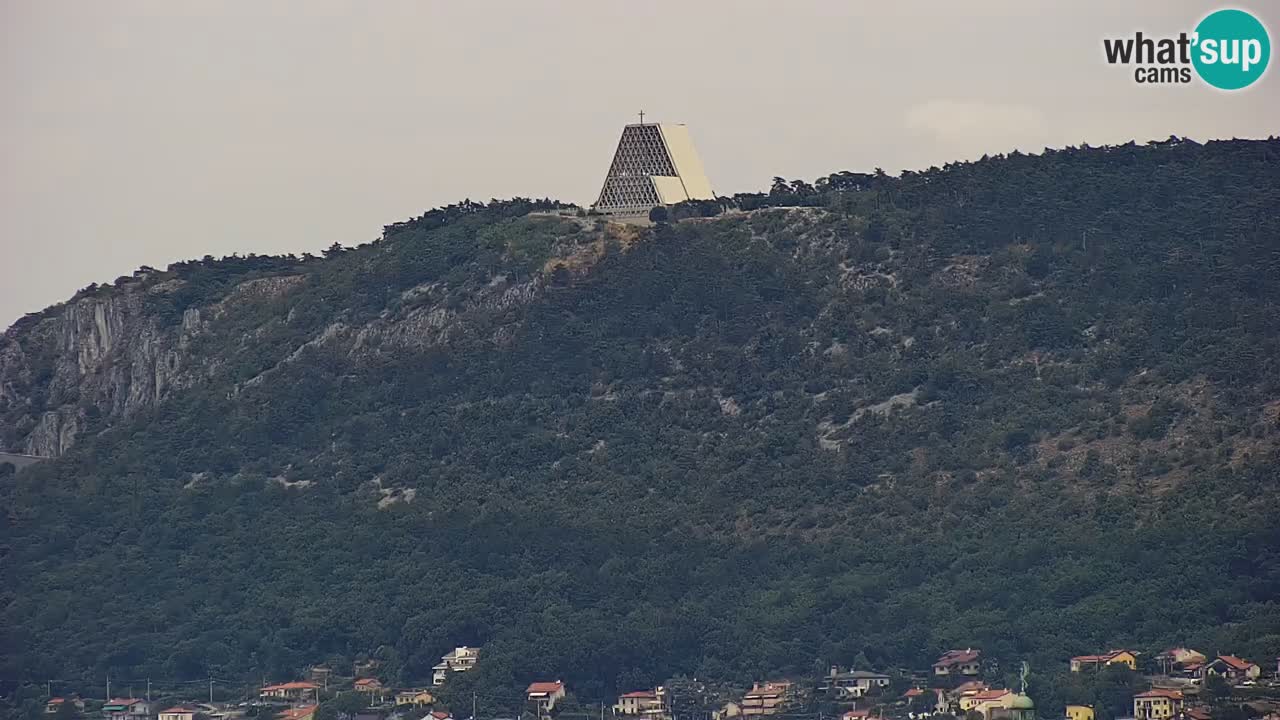 Live-Webcam Triest – Panorama der Stadt, des Golfs, der Seestation und des Schlosses Miramare