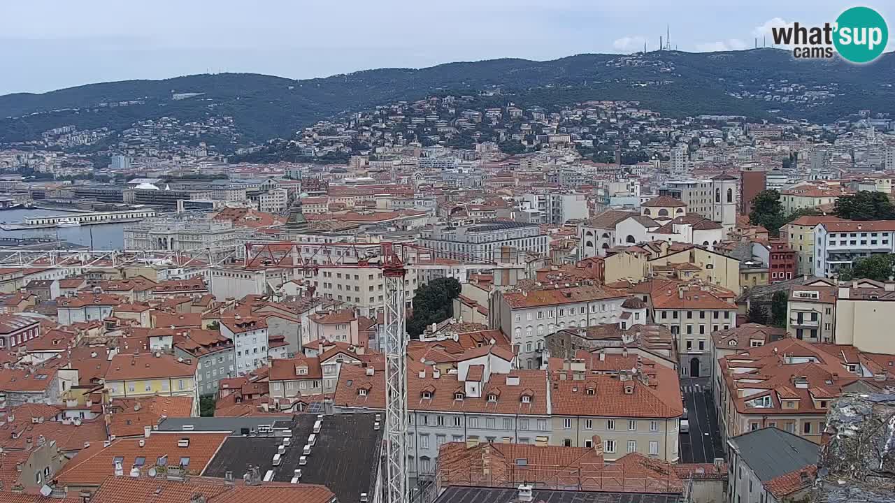 Webcam Trieste –  Vista desde el santuario Monte Grisa