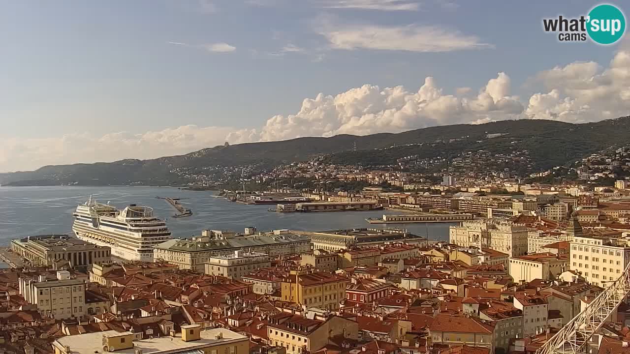 Webcam Trieste –  Vista desde el santuario Monte Grisa