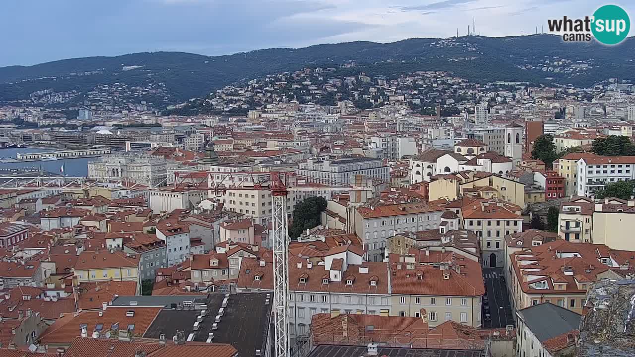 Spletna kamera Trst – pogled s svetišča Monte Grisa