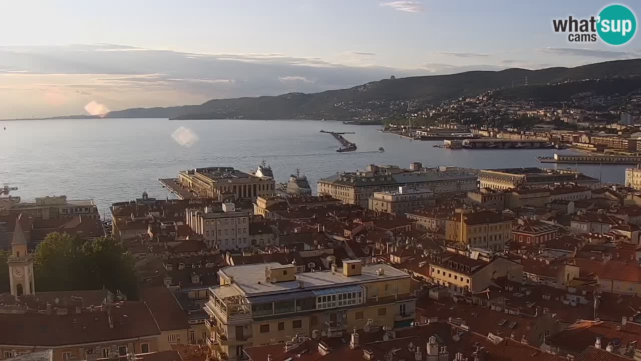 Spletna kamera Trst – pogled s svetišča Monte Grisa