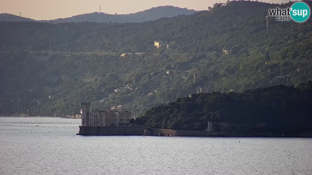 Webcam Trieste –  Vista desde el santuario Monte Grisa