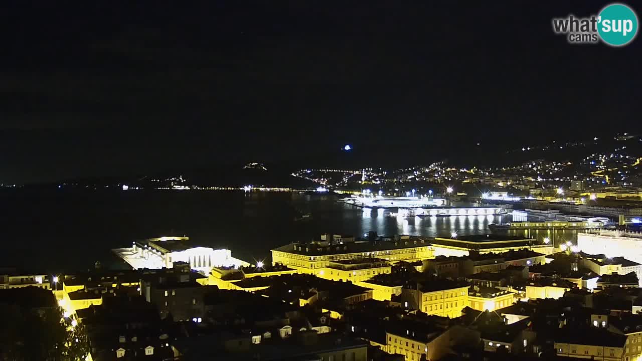 Webcam Trieste –  Vista desde el santuario Monte Grisa