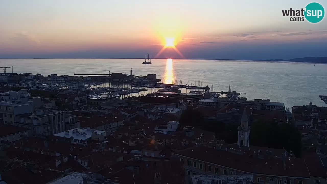 Webcam Trieste – Panorama dal Santuario Monte Grisa