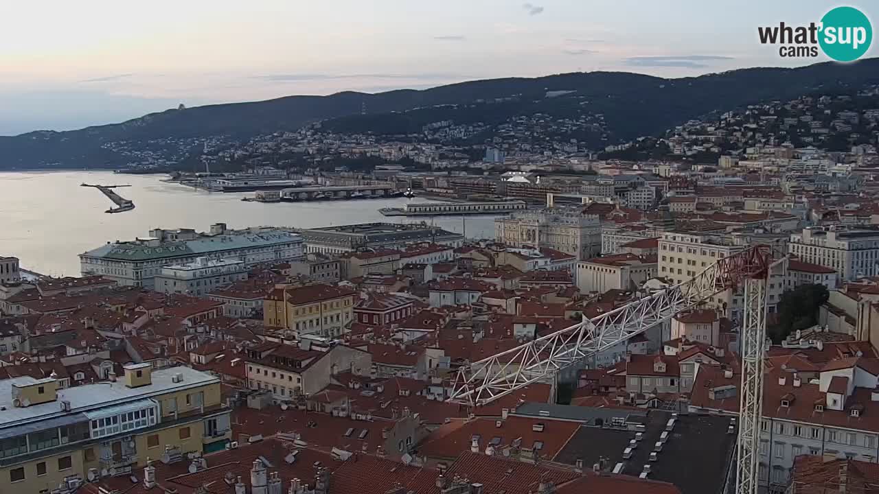 Web kamera Trst – pogled sa svetišta Monte Grisa