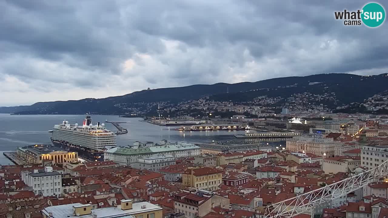 Webcam Trieste –  Vista desde el santuario Monte Grisa