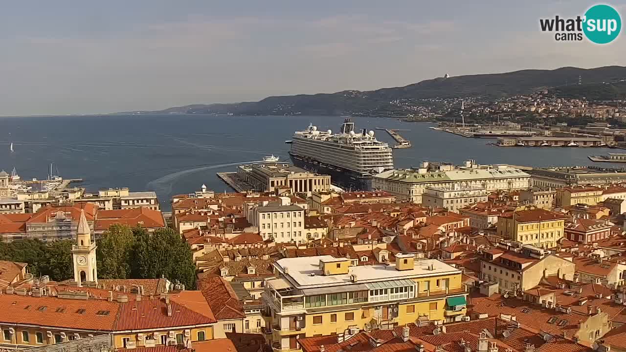 Webcam Trieste – Vue du sanctuaire Monte Grisa