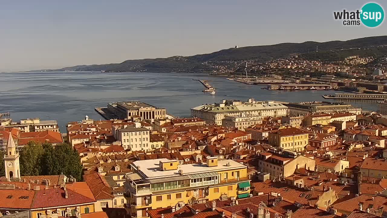 Webcam Triest – Blick vom Heiligtum Monte Grisa