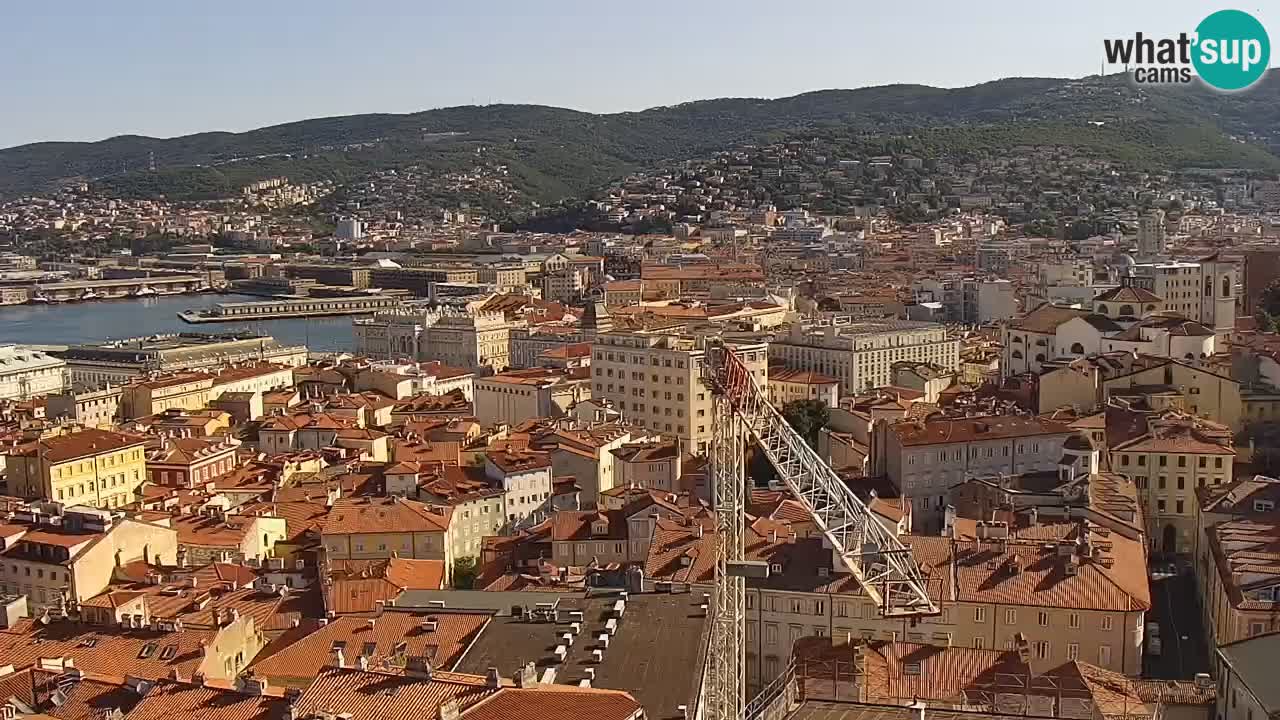 Webcam Trieste – Vue du sanctuaire Monte Grisa