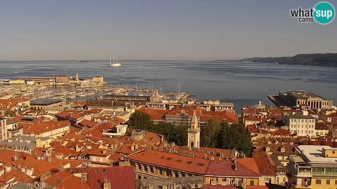 Webcam Trieste –  Vista desde el santuario Monte Grisa