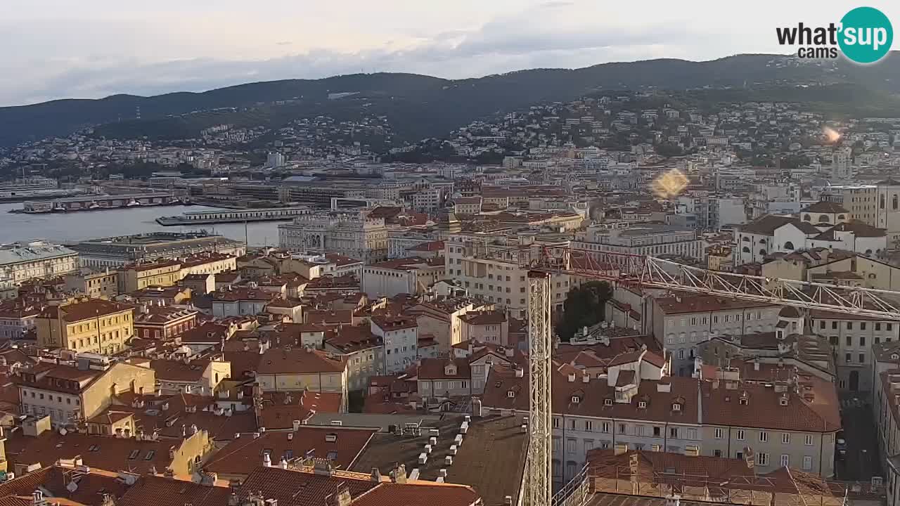 Spletna kamera Trst – pogled s svetišča Monte Grisa