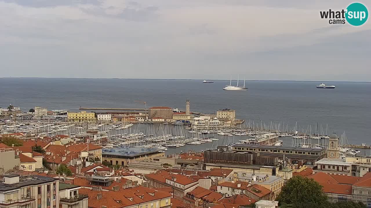 Spletna kamera Trst – pogled s svetišča Monte Grisa