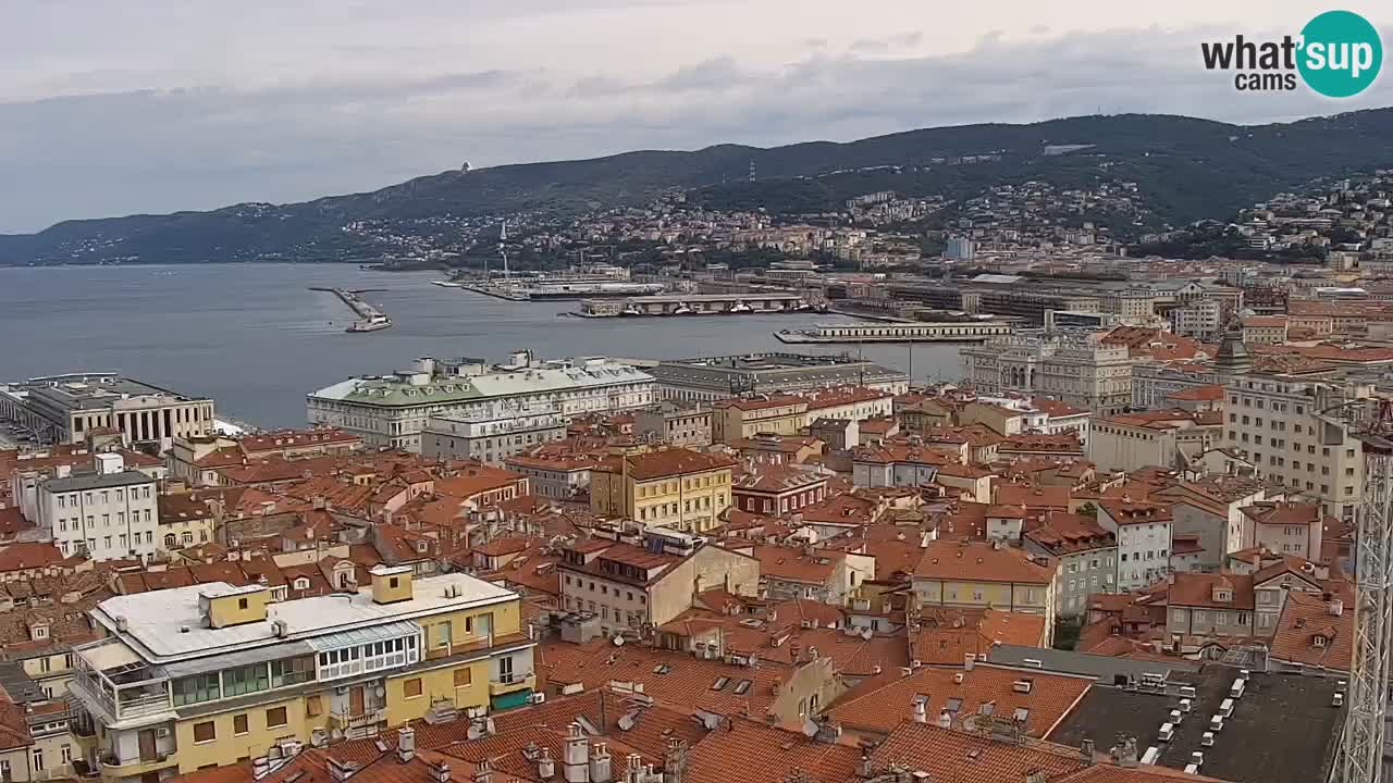 Web kamera Trst – pogled sa svetišta Monte Grisa