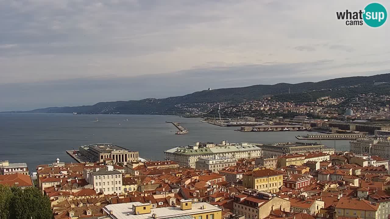 Webcam Trieste –  Vista desde el santuario Monte Grisa