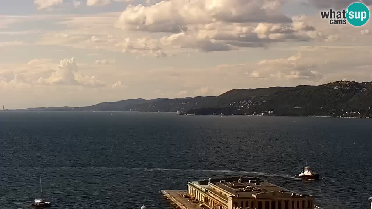 Webcam Trieste –  Vista desde el santuario Monte Grisa