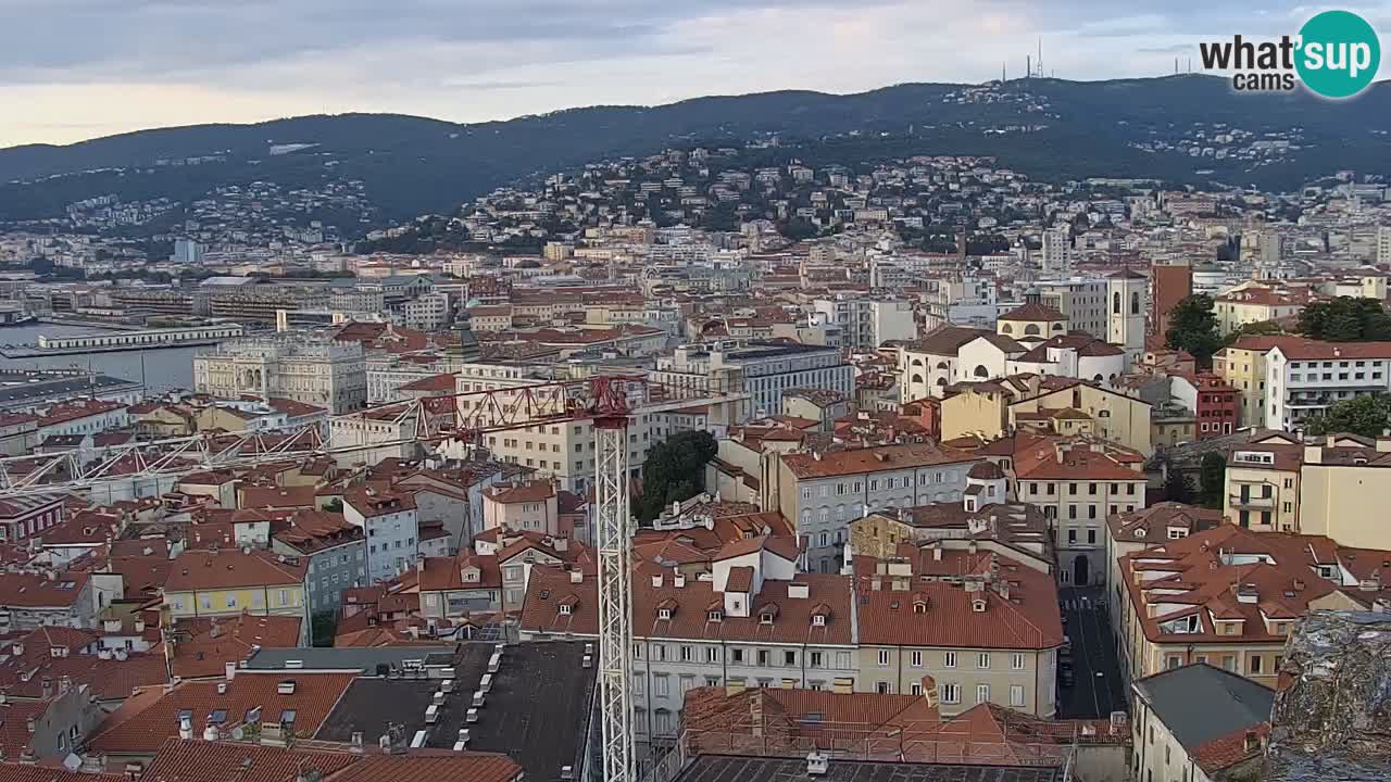 Webcam Trieste –  Vista desde el santuario Monte Grisa