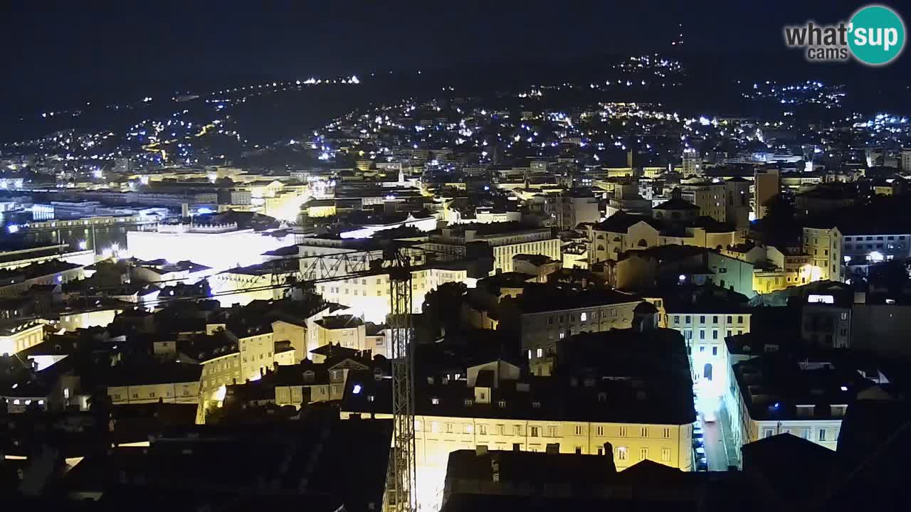 Spletna kamera Trst – pogled s svetišča Monte Grisa