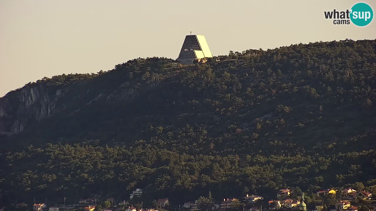 Live-Webcam Triest – Panorama der Stadt, des Golfs, der Seestation und des Schlosses Miramare