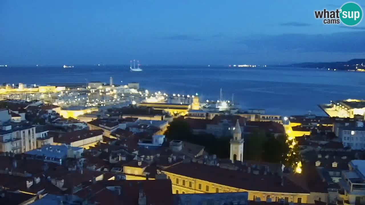 Webcam Trieste – Vue du sanctuaire Monte Grisa