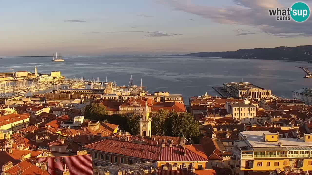Webcam Trieste – Vue du sanctuaire Monte Grisa