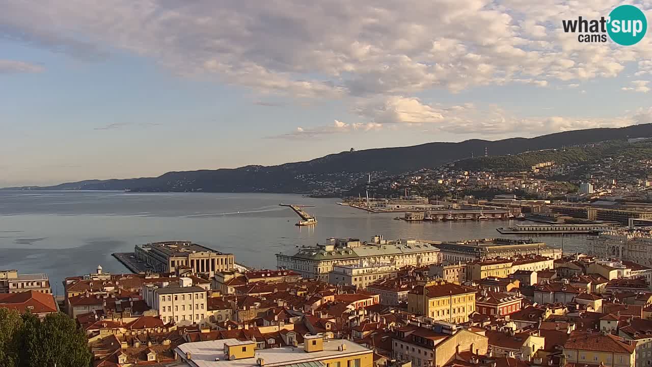 Webcam Triest – Blick vom Heiligtum Monte Grisa