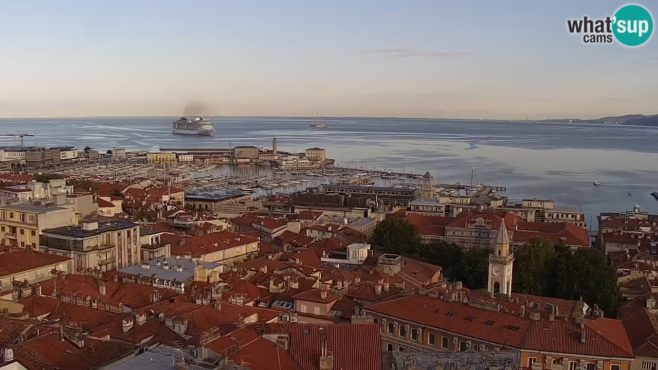 Webcam Trieste – Vue du sanctuaire Monte Grisa